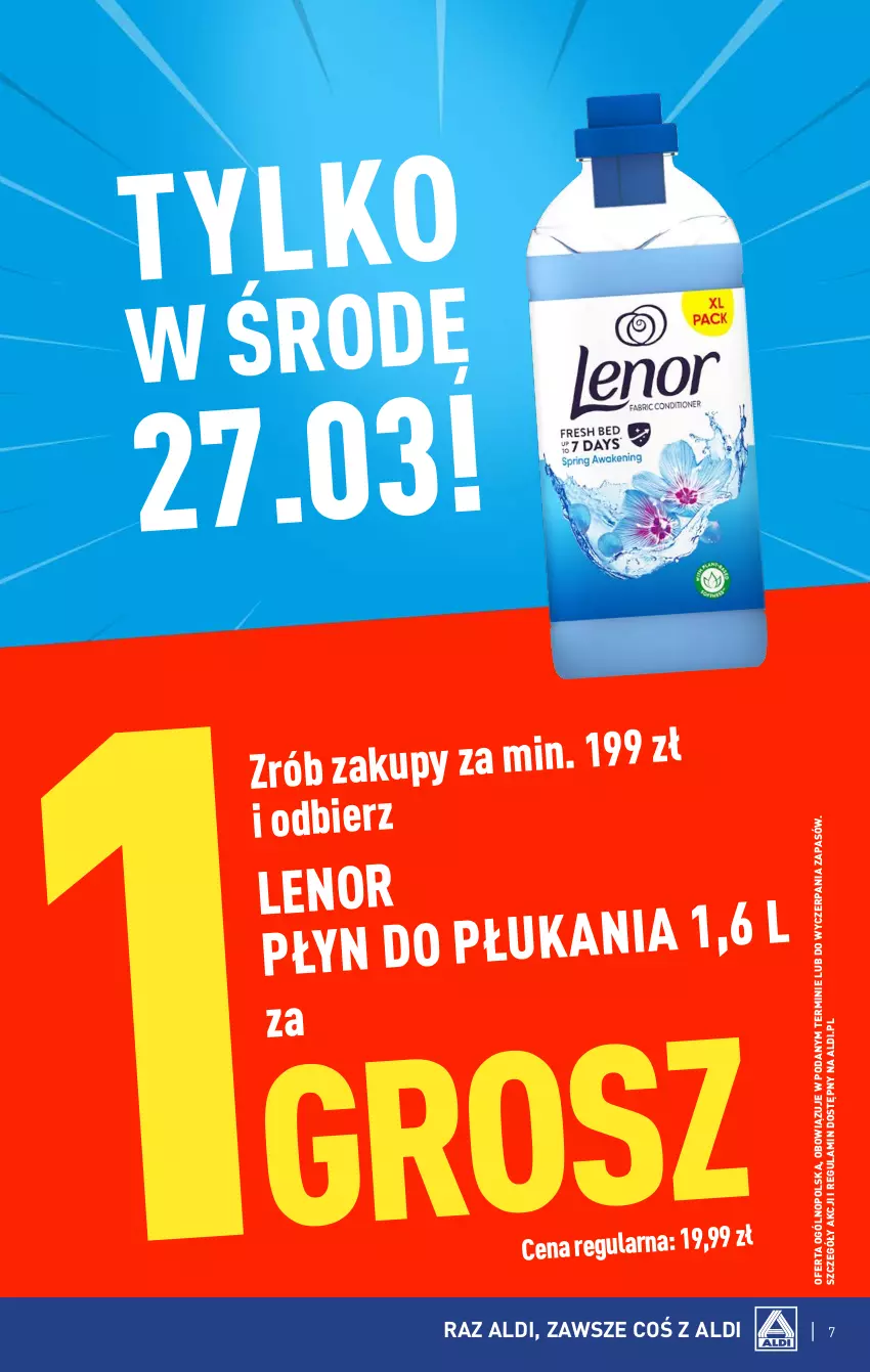 Gazetka promocyjna Aldi - Pełna oferta - ważna 25.03 do 30.03.2024 - strona 7 - produkty: Lenor