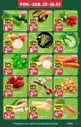 Gazetka promocyjna Aldi - Pełna oferta - Gazetka - ważna od 30.03 do 30.03.2024 - strona 3 - produkty: Chrzan, Cebula, All Seasons, Sałata masłowa, Pietruszka, Seler korzeń, Papryka czerwona, Papryka, Ogórek, Ziemniaki, Sałat, Masło, Rzodkiewka