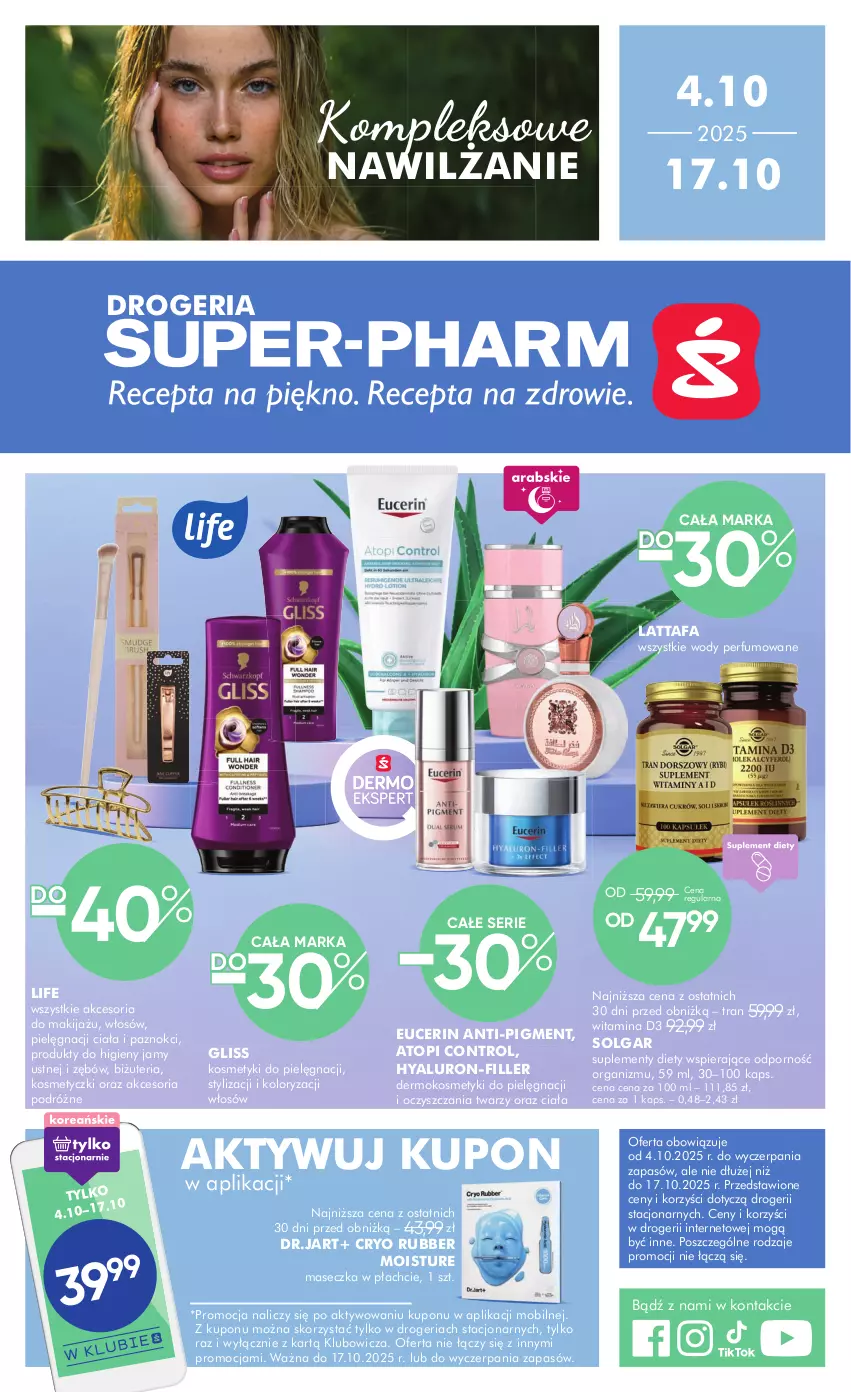 Gazetka promocyjna Super Pharm - Gazetka - ważna 02.10 do 17.10.2025 - strona 1 - produkty: Control, Fa, Kosmetyki do pielęgnacji, LG, Makijaż, Mobil, Perfum, Por, Ser, Top, Tran