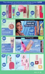 Gazetka promocyjna Super Pharm - Gazetka - Gazetka - ważna od 17.10 do 17.10.2025 - strona 9 - produkty: Makijaż, Top, Eveline, Bell, Sati, Maybelline, Rozświetlacz, Tusz, L’Oréal, Max Factor, Bourjois, Podkład, Lakier, Fa