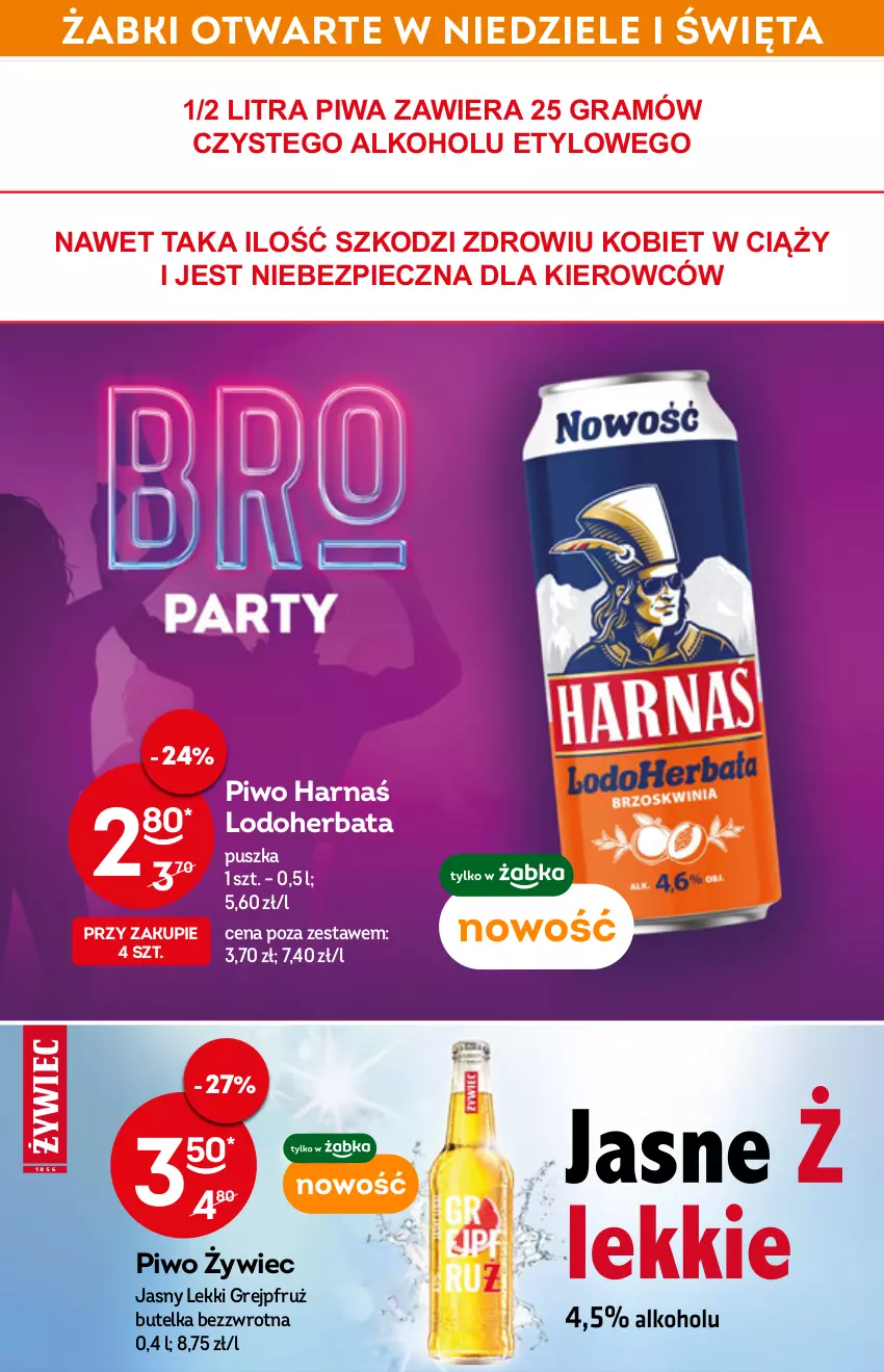 Gazetka promocyjna Żabka - ważna 04.05 do 10.05.2022 - strona 20 - produkty: Gra, Harnaś, Herbata, Piec, Piwa, Piwo