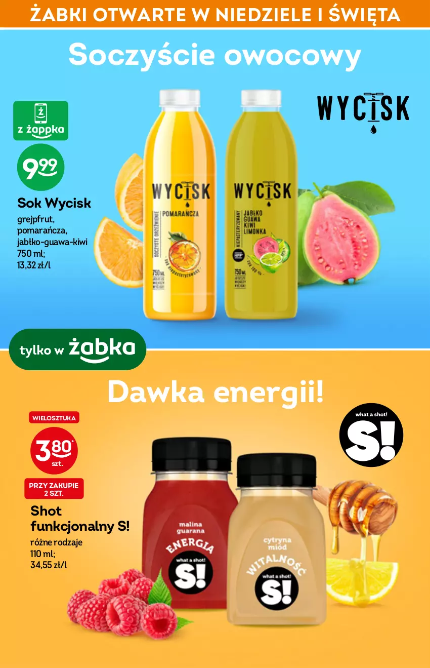 Gazetka promocyjna Żabka - ważna 04.05 do 10.05.2022 - strona 37 - produkty: Grejpfrut, Kiwi, Sok