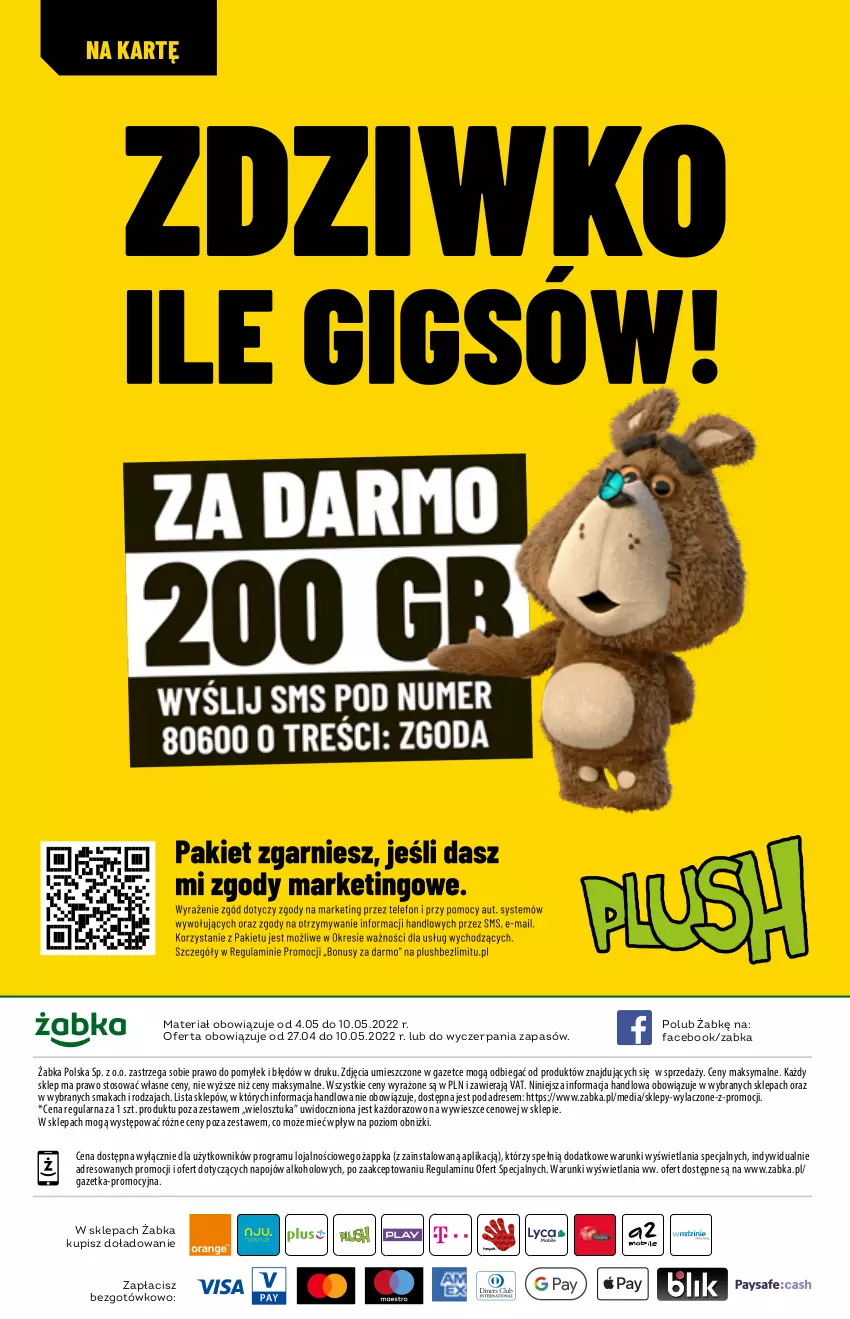 Gazetka promocyjna Żabka - ważna 04.05 do 10.05.2022 - strona 54 - produkty: Dres, Fa, Gra