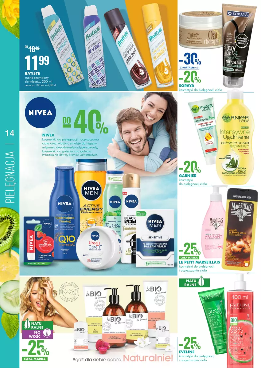 Gazetka promocyjna Super Pharm - Gazetka - ważna 20.04 do 04.05.2021 - strona 14 - produkty: Batiste, Body, Cold Cream, Dezodorant, Eveline, Fa, Herbata, Kosmetyki do pielęgnacji, Lack, Mars, Mleczko, Mleczko do ciała, Nivea, Owoce