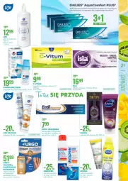 Gazetka promocyjna Super Pharm - Gazetka - Gazetka - ważna od 04.05 do 04.05.2021 - strona 21 - produkty: Calcium, Soczewki kontaktowe, Sok, Ser, Por, Mus, Gra, Krople do oczu, Tablet, Clin, Płyn do soczewek, Urgo, Scholl, Unimil, Undofen, Alcon, Doppelherz, Suplement diety