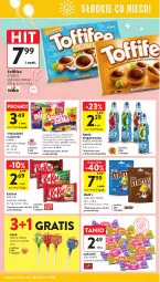 Gazetka promocyjna Intermarche - Gazetka Intermarche - Gazetka - ważna od 05.06 do 05.06.2024 - strona 22 - produkty: Kit Kat, Sok, Gra, Cukier, Jogurt, Chupa Chups, Kubuś Waterrr, Kubuś, Napój niegazowany, Cukierki, Napój, Nimm2, Mleko