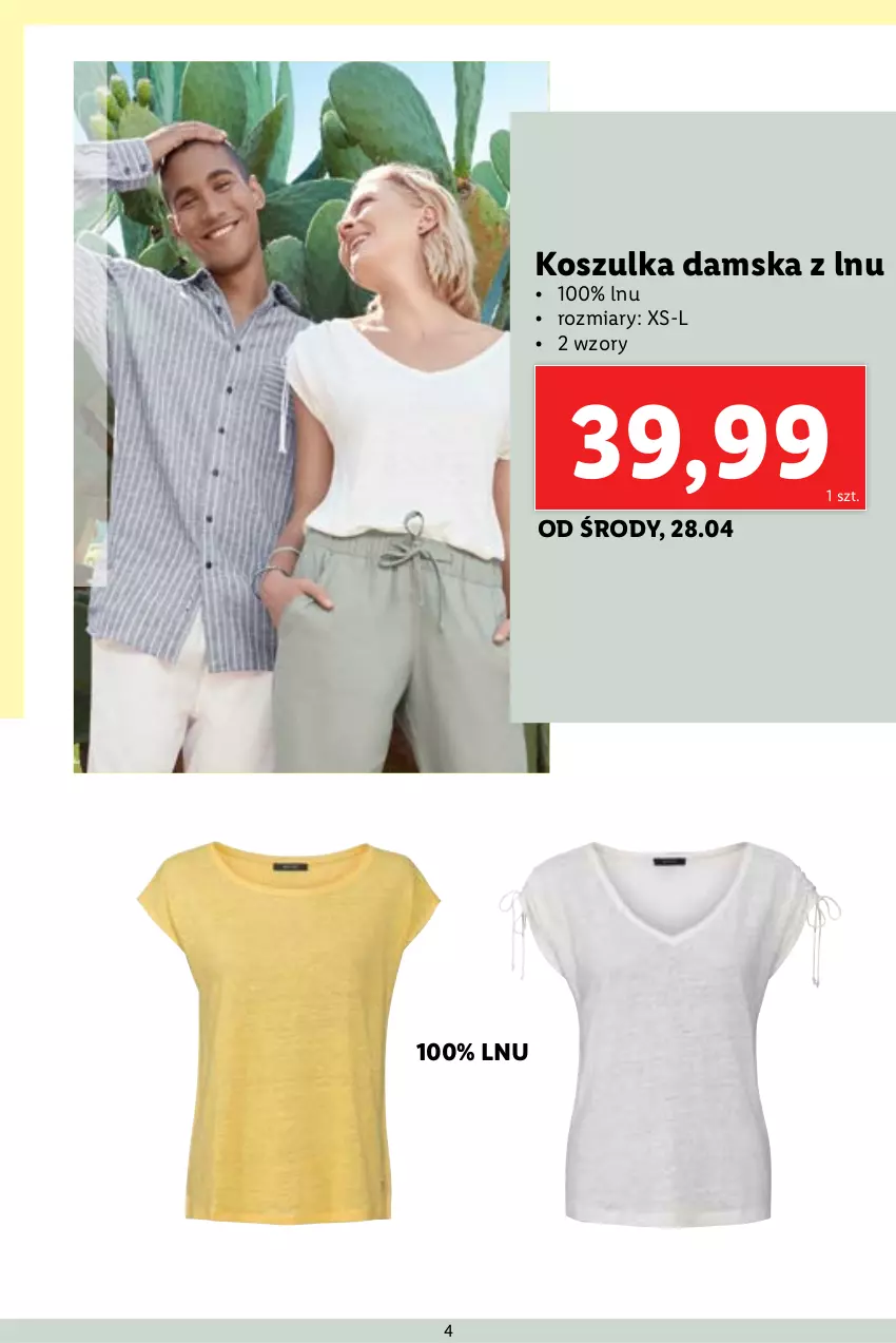 Gazetka promocyjna Lidl - OFERTA OD 28.04 DO WYCZERPANIA ZAPASÓW - ważna 28.04 do 15.05.2021 - strona 4 - produkty: Kosz, Koszulka