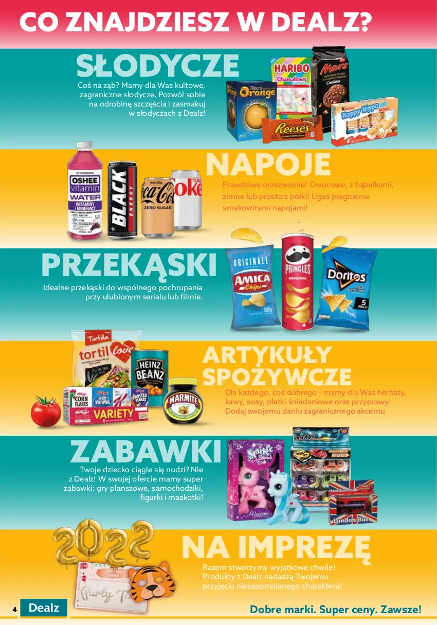 Gazetka promocyjna Dealz - WIELKIE OTWARCIE 09.09.2022 🥳Busko-Zdrój, Park Handlowy Promyk - ważna 09.09 do 23.09.2022 - strona 4 - produkty: HP, Napoje, Zdrowie