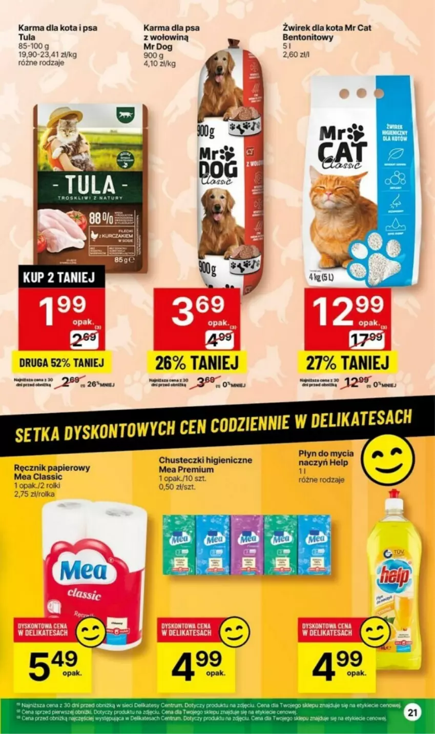 Gazetka promocyjna Delikatesy Centrum - ważna 04.01 do 10.01.2024 - strona 14 - produkty: Chusteczki, Papier, Płyn do mycia, Ręcznik, Rolki