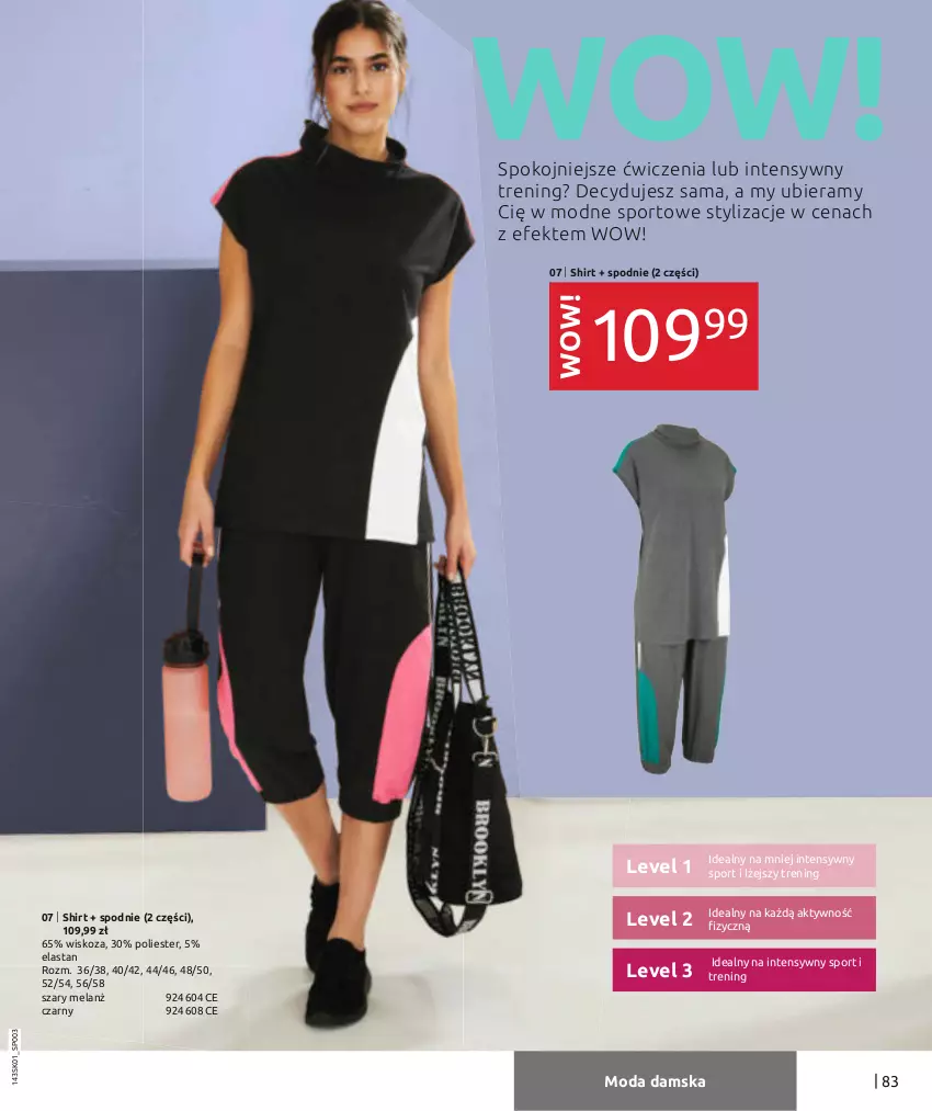 Gazetka promocyjna Bonprix - Moda dla Mnie - ważna 01.01 do 18.07.2021 - strona 85 - produkty: Moda, Por, Spodnie, Sport