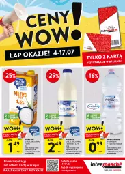 Gazetka promocyjna Intermarche - Gazetka Intermarche - Gazetka - ważna od 17.07 do 17.07.2024 - strona 1 - produkty: Maślanka, Primavera, LANA, Prima, Woda, Mleko