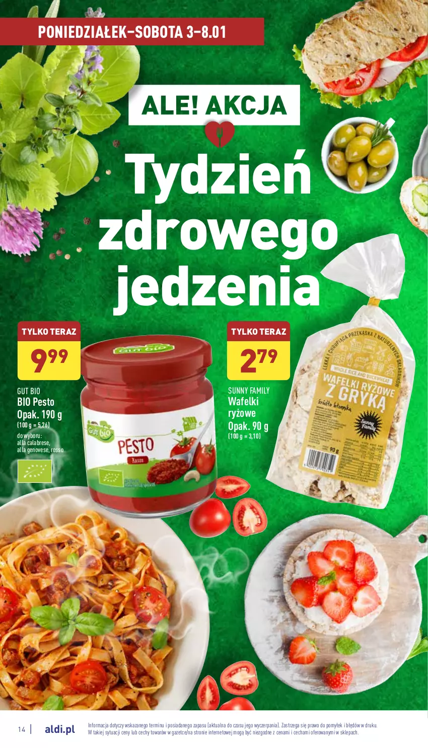 Gazetka promocyjna Aldi - Pełny katalog - ważna 03.01 do 08.01.2022 - strona 14 - produkty: Fa, Pesto, Ryż, Tera