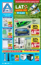 Gazetka promocyjna Aldi - Artykuły przemysłowe i tekstylia - Gazetka - ważna od 13.07 do 13.07.2024 - strona 1 - produkty: Klapki, Por, Kołdra, Blender ręczny, Blender, Moda, Piżama, Fa