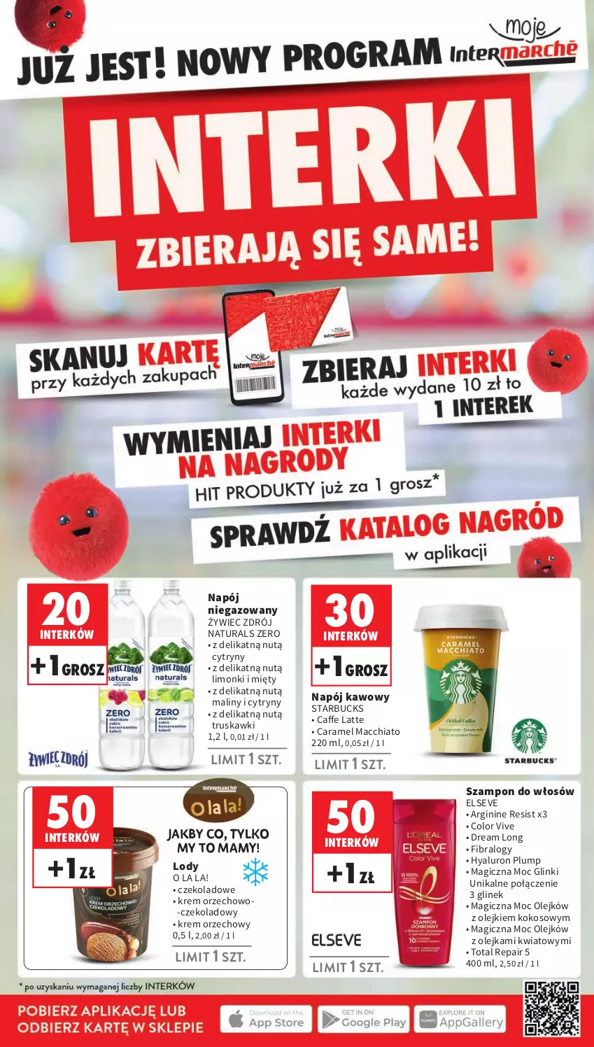 Gazetka promocyjna Intermarche - Gazetka Intermarche - ważna 01.08 do 07.08.2024 - strona 2 - produkty: Chia, Cytryny, Elseve, Gin, Kokos, Krem orzechowy, Lody, Maliny, Napój, Napój niegazowany, Olej, Szampon, Truskawki