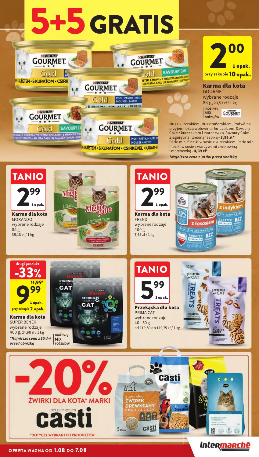 Gazetka promocyjna Intermarche - Gazetka Intermarche - ważna 01.08 do 07.08.2024 - strona 33 - produkty: Fa, Gra, Kurczak, Mus, Prima, Sos, Super Benek, Tuńczyk, Warzywa