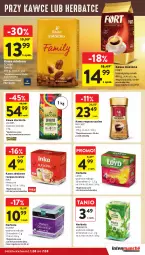 Gazetka promocyjna Intermarche - Gazetka Intermarche - Gazetka - ważna od 07.08 do 07.08.2024 - strona 23 - produkty: Tchibo, Kawa rozpuszczalna, Inka, Kawa zbożowa, Kawa ziarnista, Kawa mielona, Kawa, Dilmah, Loyd, Tchibo Family, Jacobs, Herbata, Herbapol, Fa