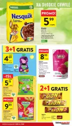 Gazetka promocyjna Intermarche - Gazetka Intermarche - Gazetka - ważna od 07.08 do 07.08.2024 - strona 25 - produkty: Mus, Gra, Borówka, Nesquik, BoboVita, Chrupki, Lion, Baton, Owoce, Nestlé