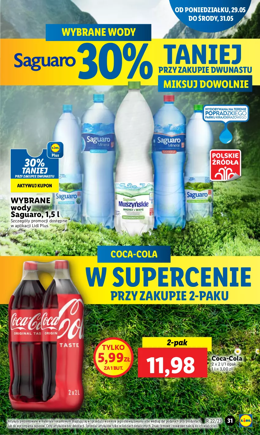 Gazetka promocyjna Lidl - GAZETKA - ważna 29.05 do 31.05.2023 - strona 45 - produkty: Coca-Cola