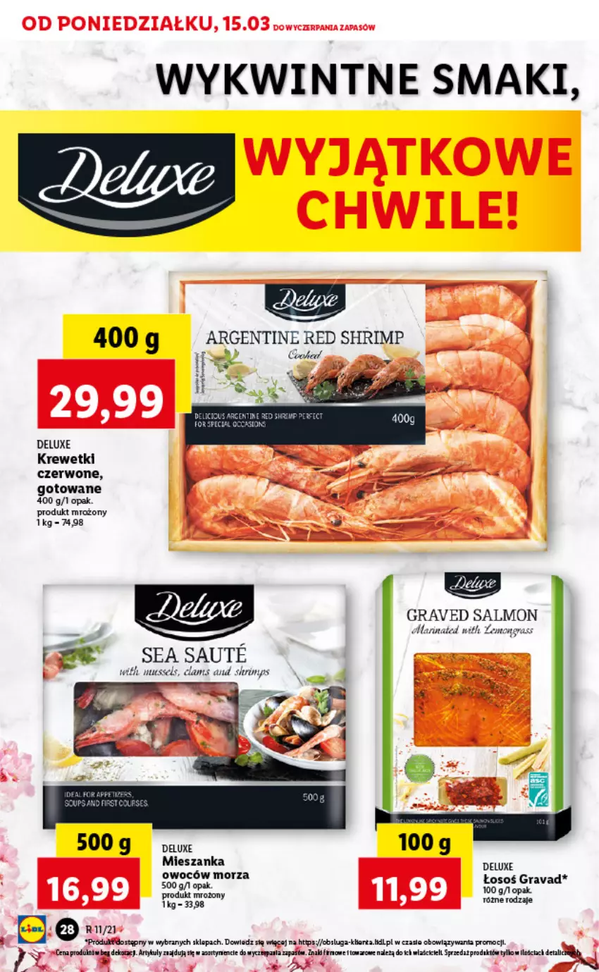 Gazetka promocyjna Lidl - GAZETKA - ważna 15.03 do 17.03.2021 - strona 28 - produkty: Gra, Krewetki