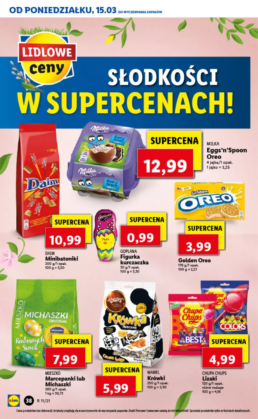 Gazetka promocyjna Lidl - GAZETKA - ważna 15.03 do 17.03.2021 - strona 38 - produkty: Goplana, Intel, LANA, Lizaki, Milka, Oreo, Tera