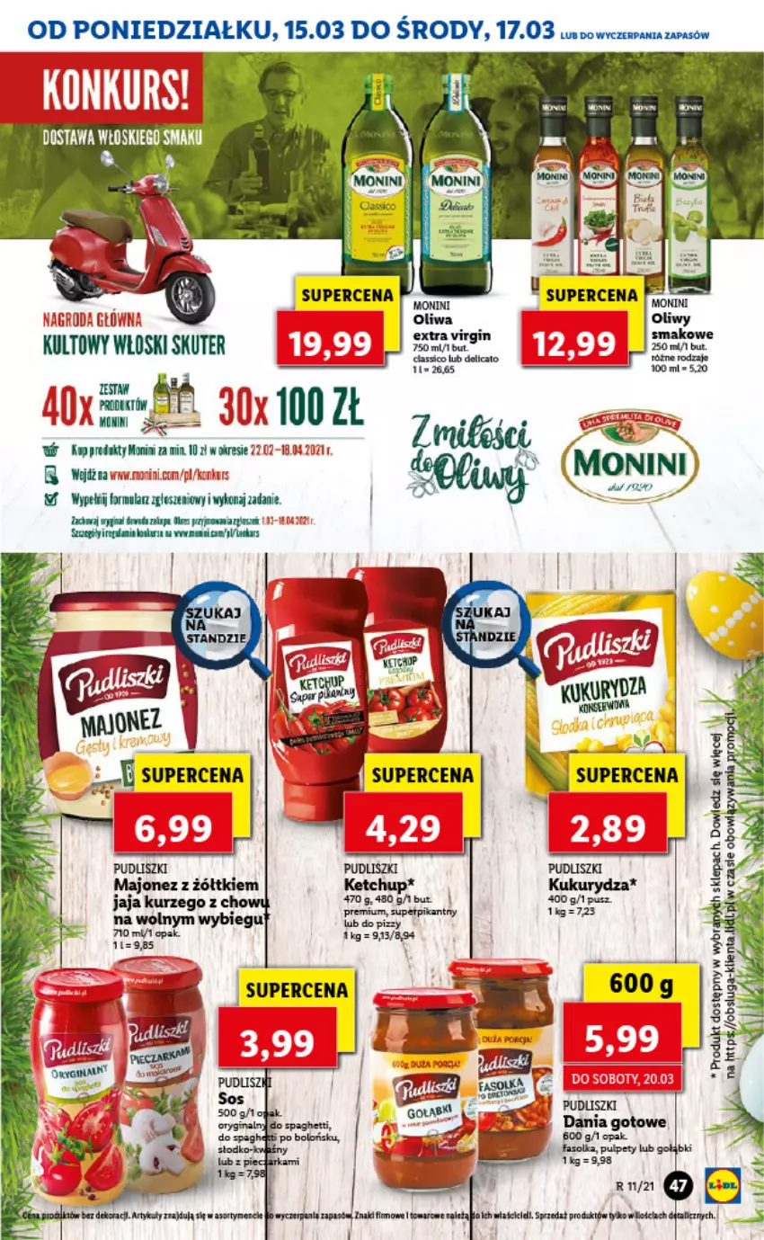 Gazetka promocyjna Lidl - GAZETKA - ważna 15.03 do 17.03.2021 - strona 47 - produkty: AEG, Gin, Jaja, Ketchup, Majonez, Nike, Pudliszki