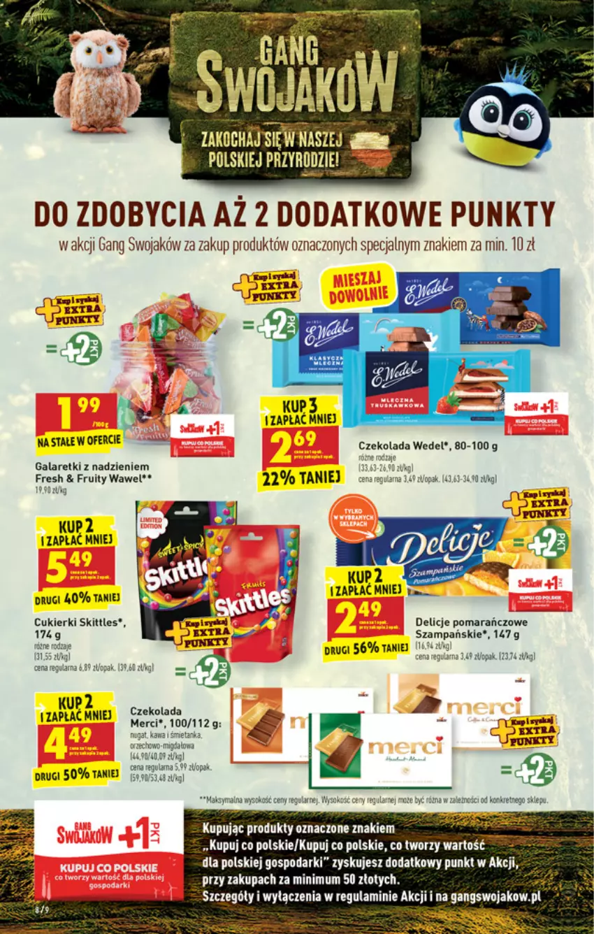 Gazetka promocyjna Biedronka - W tym tygodniu - ważna 02.11 do 06.11.2021 - strona 8 - produkty: Cukier, Cukierki, Czekolada, Delicje, Gala, Galaretki, LANA, Merci, Wawel