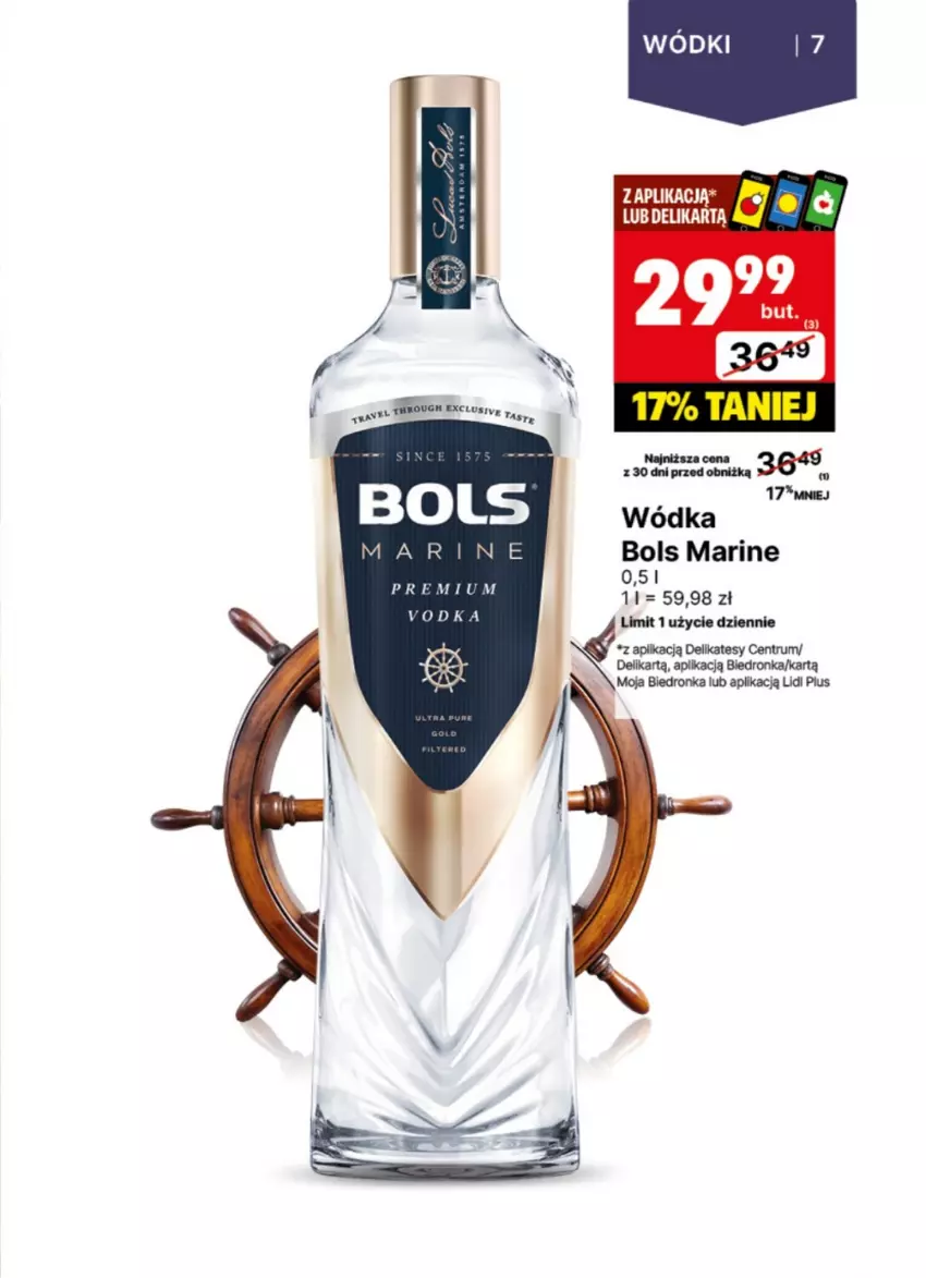 Gazetka promocyjna Delikatesy Centrum - DeliBarek DC45-DC46 - ważna 04.11 do 17.11.2024 - strona 7 - produkty: Bols, Dron, Rum, Wódka