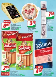 Gazetka promocyjna Dino - Gazetka 12 / 2024 - Gazetka - ważna od 26.03 do 26.03.2024 - strona 46 - produkty: Parówki sokoliki, Sok, Ser, Por, Sokołów, Parówki, Szynka, Sport, Gouda, Kiełbasa