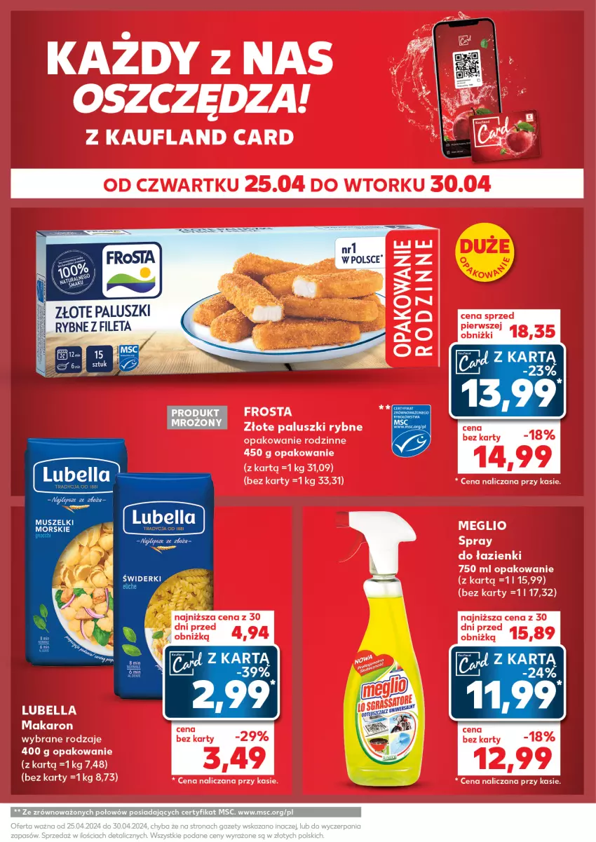 Gazetka promocyjna Kaufland - Kaufland - ważna 29.04 do 30.04.2024 - strona 25 - produkty: Bell, Bella, Lubella, Mus, Paluszki rybne