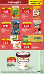 Gazetka promocyjna Lidl - GAZETKA - Gazetka - ważna od 11.01 do 11.01.2025 - strona 35 - produkty: Hummus, Mus, Chipsy, Chrupki, Lody, Sonko, Lorenz, Monster Munch, Lay’s, Krakersy