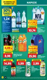 Gazetka promocyjna Lidl - GAZETKA - Gazetka - ważna od 11.01 do 11.01.2025 - strona 36 - produkty: Nałęczowianka, 7up, Lemoniada, Mirinda, Napoje, LANA, Pepsi, Syrop, Oshee, Woda mineralna, Woda, Herbapol, Kokos