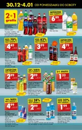 Gazetka promocyjna Biedronka - Od poniedzialku - Gazetka - ważna od 04.01 do 04.01.2025 - strona 49 - produkty: Por, Gin, Gra, Tropical, Red Bull, Ice tea, Coca-Cola, Napoje, Leon, Pepsi, Napój gazowany, Tymbark, Syrop, Oshee, Fanta, Napój niegazowany, Sprite, Syropy, Napój, Mięta, Fa