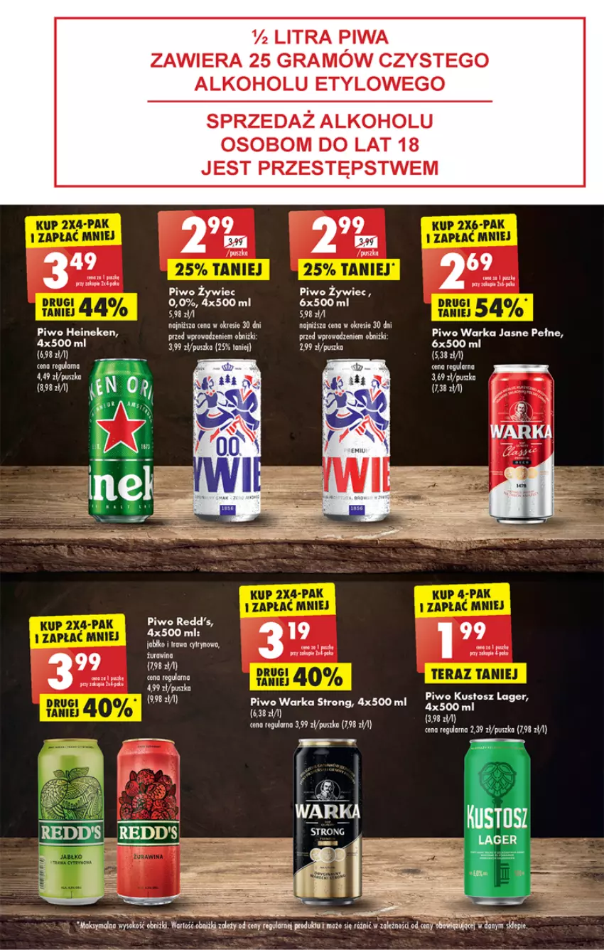 Gazetka promocyjna Biedronka - ważna 10.04 do 15.04.2023 - strona 37 - produkty: Gra, Heineken, HP, Piwa, Piwo, Redd's, Warka