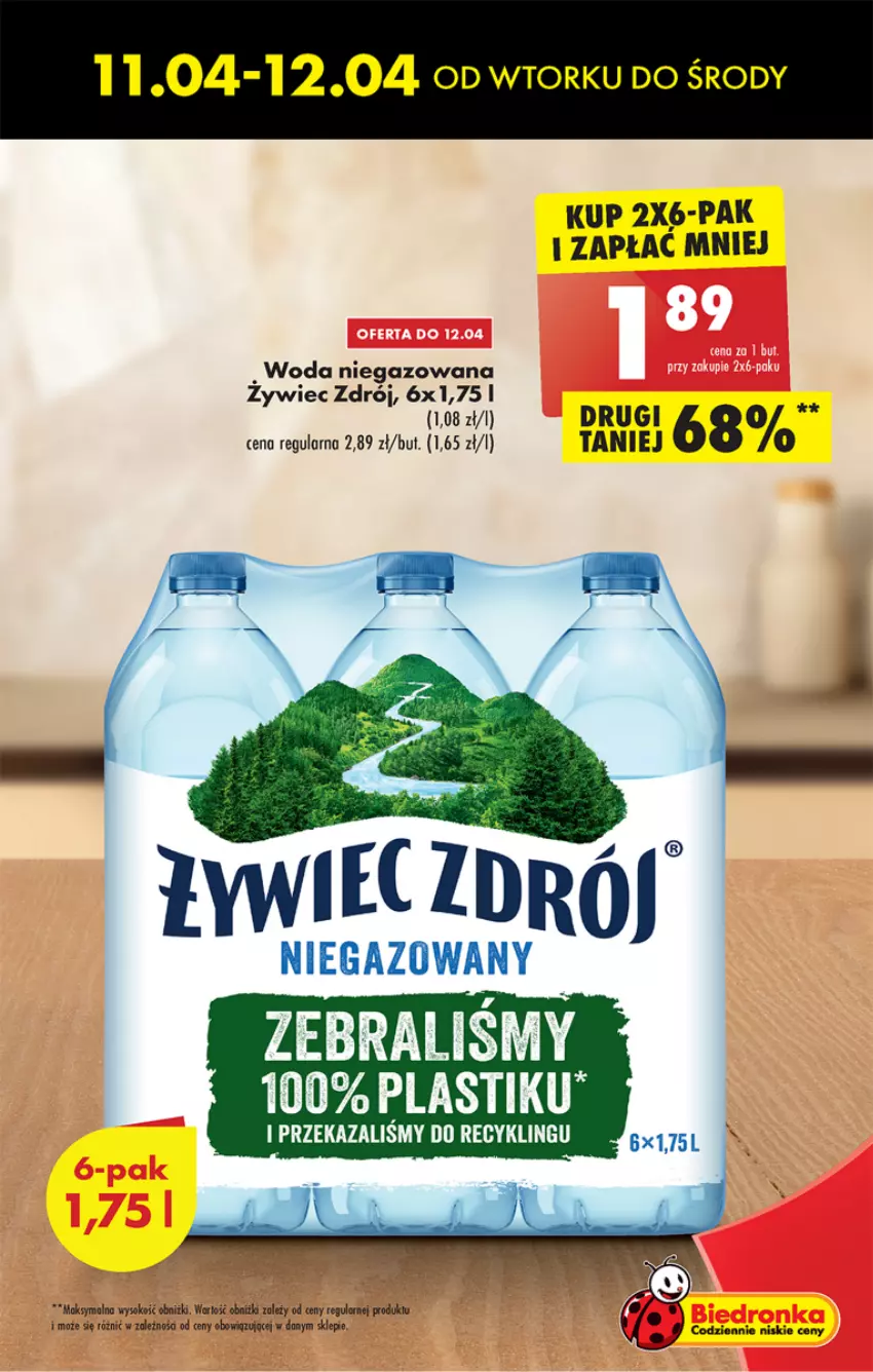 Gazetka promocyjna Biedronka - ważna 10.04 do 15.04.2023 - strona 5 - produkty: Sok, Woda, Woda niegazowana