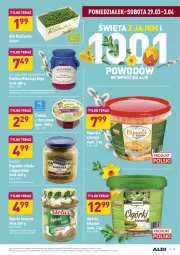 Gazetka promocyjna Aldi - ALE! CENA od Poniedziałku - Gazetka - ważna od 03.04 do 03.04.2021 - strona 19 - produkty: Chrzan, Ser, Rzeżucha, Kawa, Tera