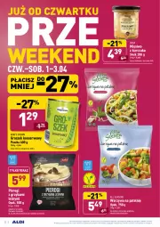 Gazetka promocyjna Aldi - ALE! CENA od Poniedziałku - Gazetka - ważna od 03.04 do 03.04.2021 - strona 32 - produkty: Kurczak, Pierogi, All Seasons, Warzywa, Ser, Mięsiwo z kurczaka, Tera, Borowiki, King’s Crown, Mięso, Groszek