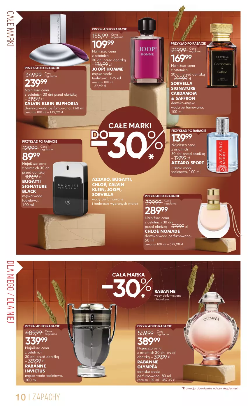 Gazetka promocyjna Super Pharm - Gazetka - ważna 16.10 do 28.10.2025 - strona 10 - produkty: Azzaro, Calvin Klein, Chloé, JOOP!, Lack, Perfum, Por, Sport, Woda, Woda perfumowana, Woda toaletowa