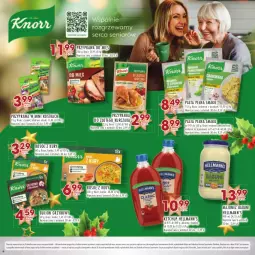 Gazetka promocyjna Stokrotka - Katalog Boże Narodzenie - Gazetka - ważna od 27.12 do 27.12.2023 - strona 40 - produkty: Kurczak, Majonez, Ketchup, Cebula, Makaron, Warzywa, Bulion, Czosnek, Lion, Babuni, Rosół, Owoce, Mięso, Knorr, Szpinak, Hellmann’s