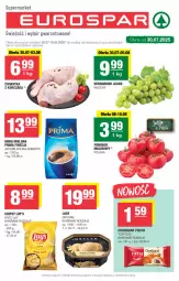 Gazetka promocyjna Spar - EuroSpar - Gazetka - ważna od 06.08 do 06.08.2025 - strona 1 - produkty: Kurczak, Top, Gry, Chipsy, Kawa mielona, Kawa, Croissant, Lody, Prima, Jacobs, Wino