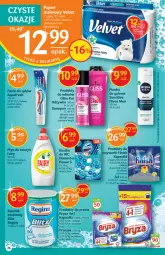 Gazetka promocyjna Delikatesy Centrum - Gazetka DC03 - Gazetka - ważna od 26.01 do 26.01.2022 - strona 26 - produkty: Nivea Men, Domestos, Gin, Gra, Papier, Finish, Ręcznik kuchenny, Aquafresh, Granat, Pasta do zębów, Papier toaletowy, Velvet, Gliss Kur, Ręcznik, Szampon, Fairy, Odżywka, Zmywarki, Bryza, Olej, Nivea, Fa