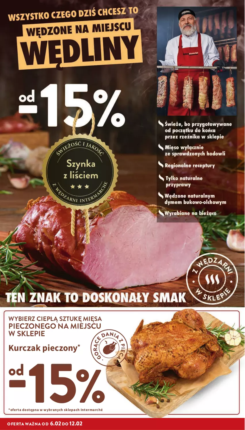 Gazetka promocyjna Intermarche - Gazetka Intermarche - ważna 06.02 do 12.02.2025 - strona 14 - produkty: Kurczak, Piec