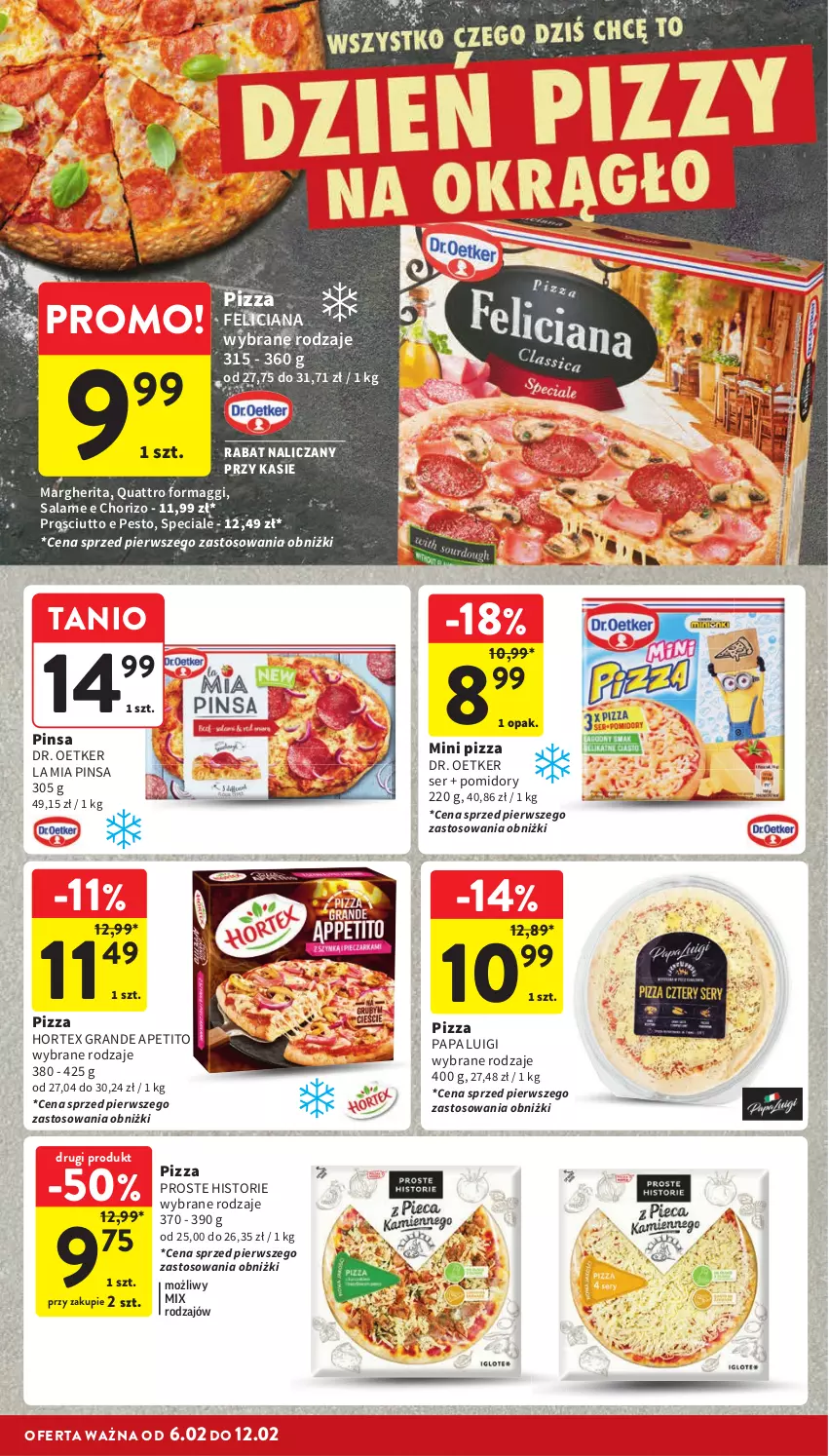 Gazetka promocyjna Intermarche - Gazetka Intermarche - ważna 06.02 do 12.02.2025 - strona 24 - produkty: Dr. Oetker, Feliciana, Gra, Hortex, Maggi, Mozzarella, Pesto, Pizza, Pomidory, Prosciutto, Ser, Sok, Sokołów