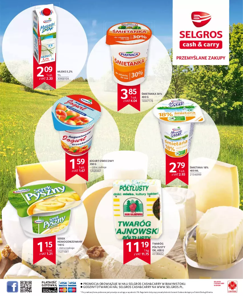 Gazetka promocyjna Selgros - Extra Oferta - ważna 01.05 do 31.05.2021 - strona 41 - produkty: Jogurt, Jogurt owocowy, LG, Mleko, Ser, Serek, Serek homogenizowany, Sok, Twaróg