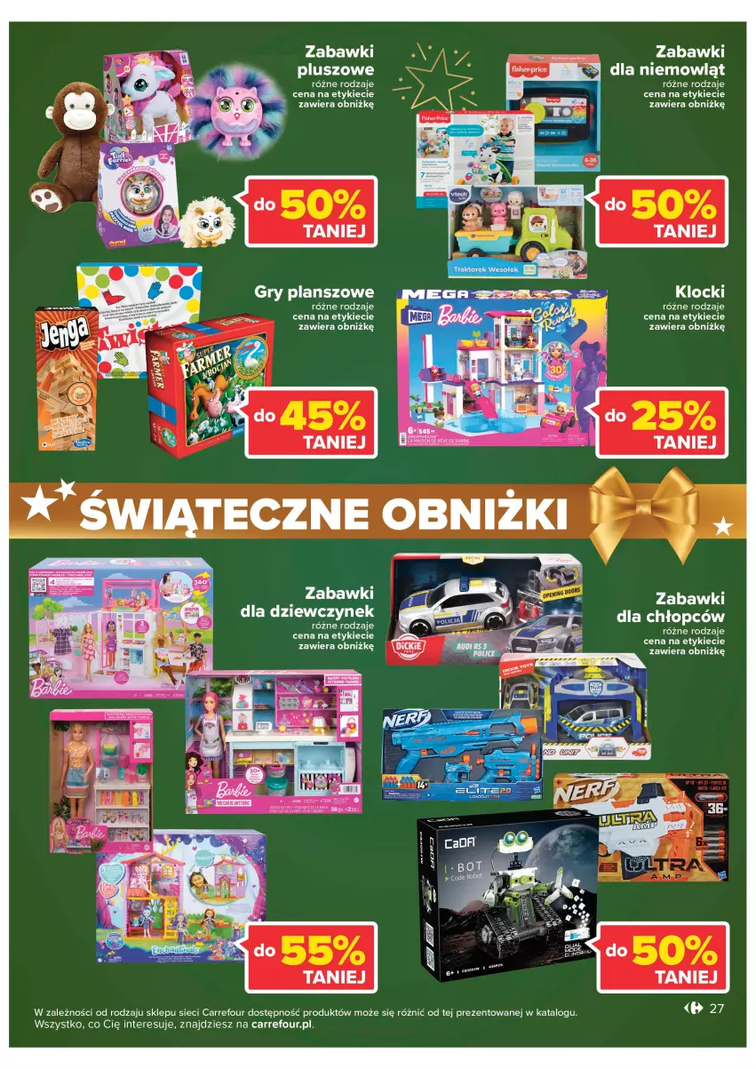 Gazetka promocyjna Carrefour - Gazetka Carrefour - ważna 19.12 do 24.12.2022 - strona 27 - produkty: Fa, Gry, Klocki