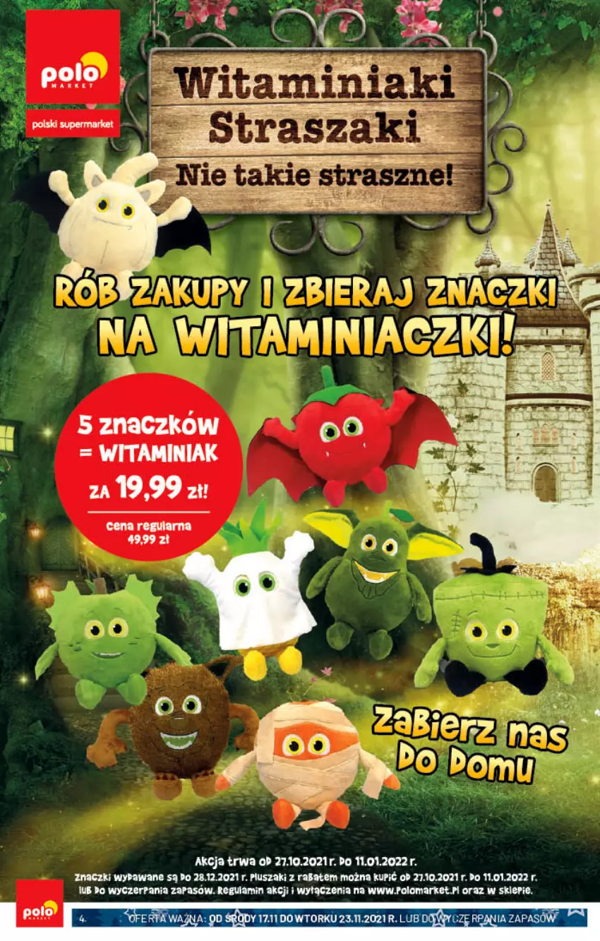 Gazetka promocyjna PoloMarket - Gazetka pomocyjna - ważna 17.11 do 23.11.2021 - strona 4 - produkty: Pluszak