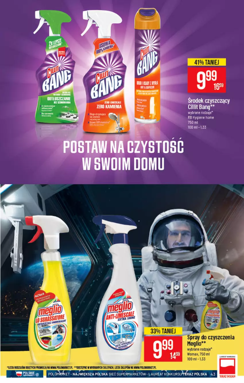 Gazetka promocyjna PoloMarket - Gazetka pomocyjna - ważna 17.11 do 23.11.2021 - strona 43 - produkty: Cillit Bang, Laur