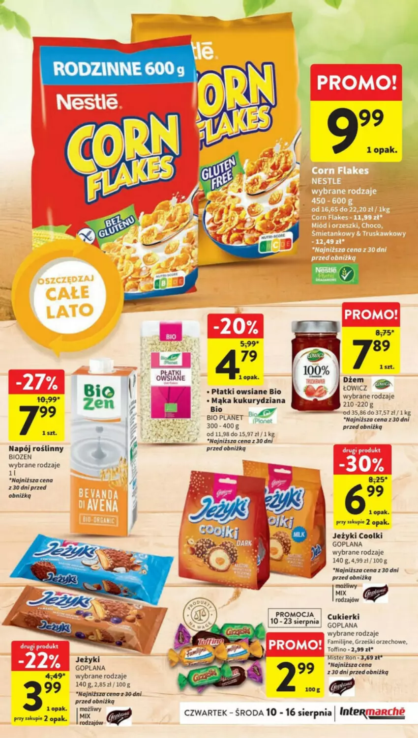 Gazetka promocyjna Intermarche - ważna 10.08 do 16.08.2023 - strona 25 - produkty: Cukier, Cukierki, Fa, Goplana, Grześki, Jeżyki, LANA, Mąka, Napój, Napój roślinny, Płatki owsiane