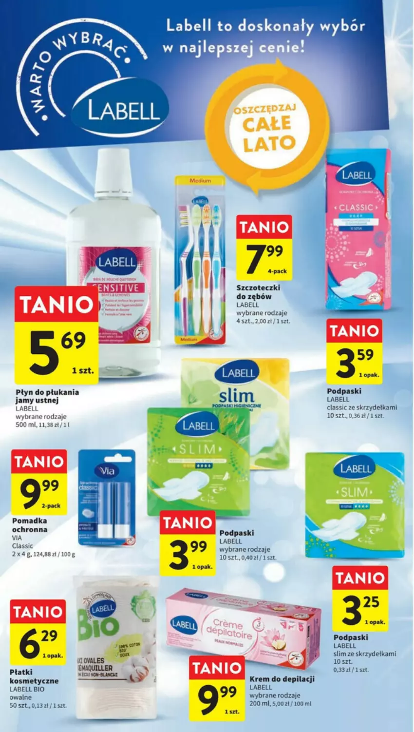 Gazetka promocyjna Intermarche - ważna 10.08 do 16.08.2023 - strona 28 - produkty: Bell, Krem do depilacji, Płyn do płukania, Płyn do płukania jamy ustnej, Podpaski