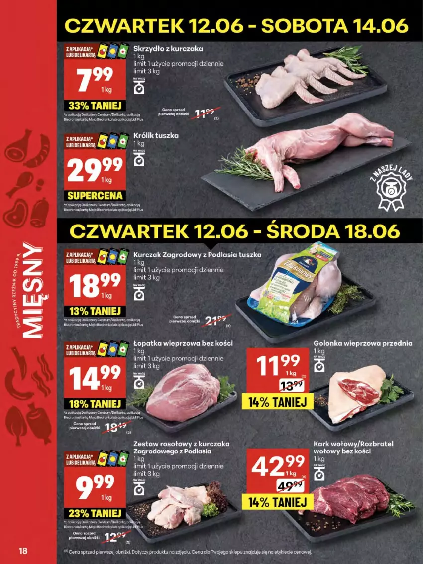 Gazetka promocyjna Delikatesy Centrum - Franczyza DC24 Czwartek - ważna 12.06 do 18.06.2025 - strona 18 - produkty: Dron, Koc, Kurczak, Rum, Tusz