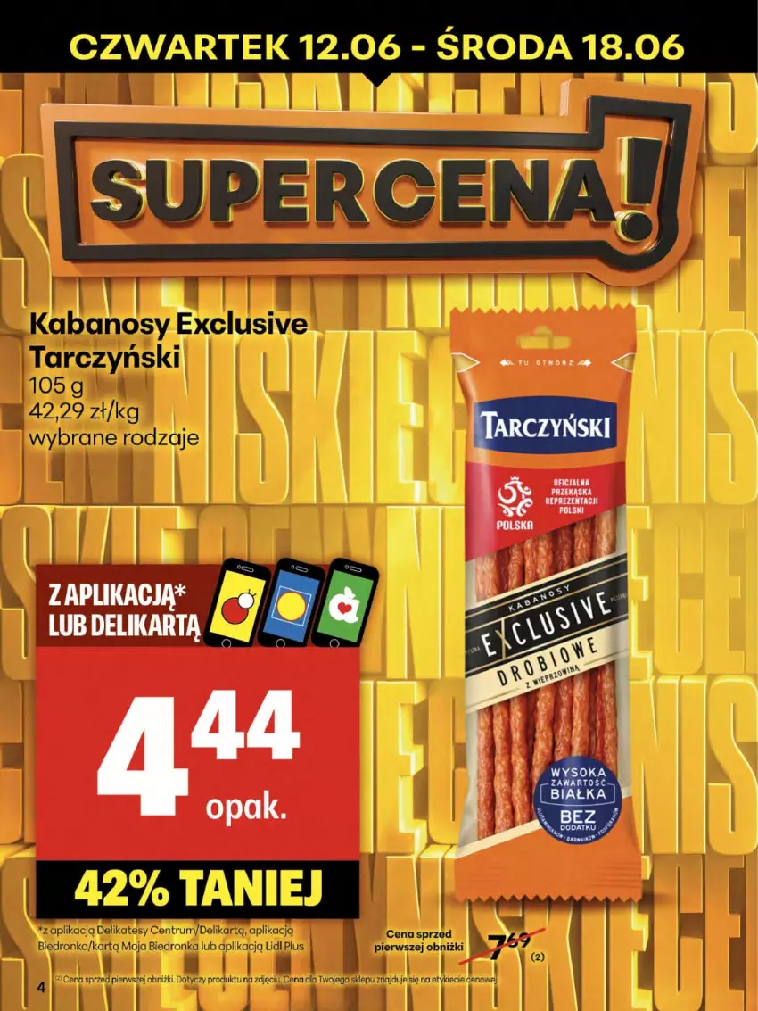 Gazetka promocyjna Delikatesy Centrum - Franczyza DC24 Czwartek - ważna 12.06 do 18.06.2025 - strona 4 - produkty: Dron, Rum